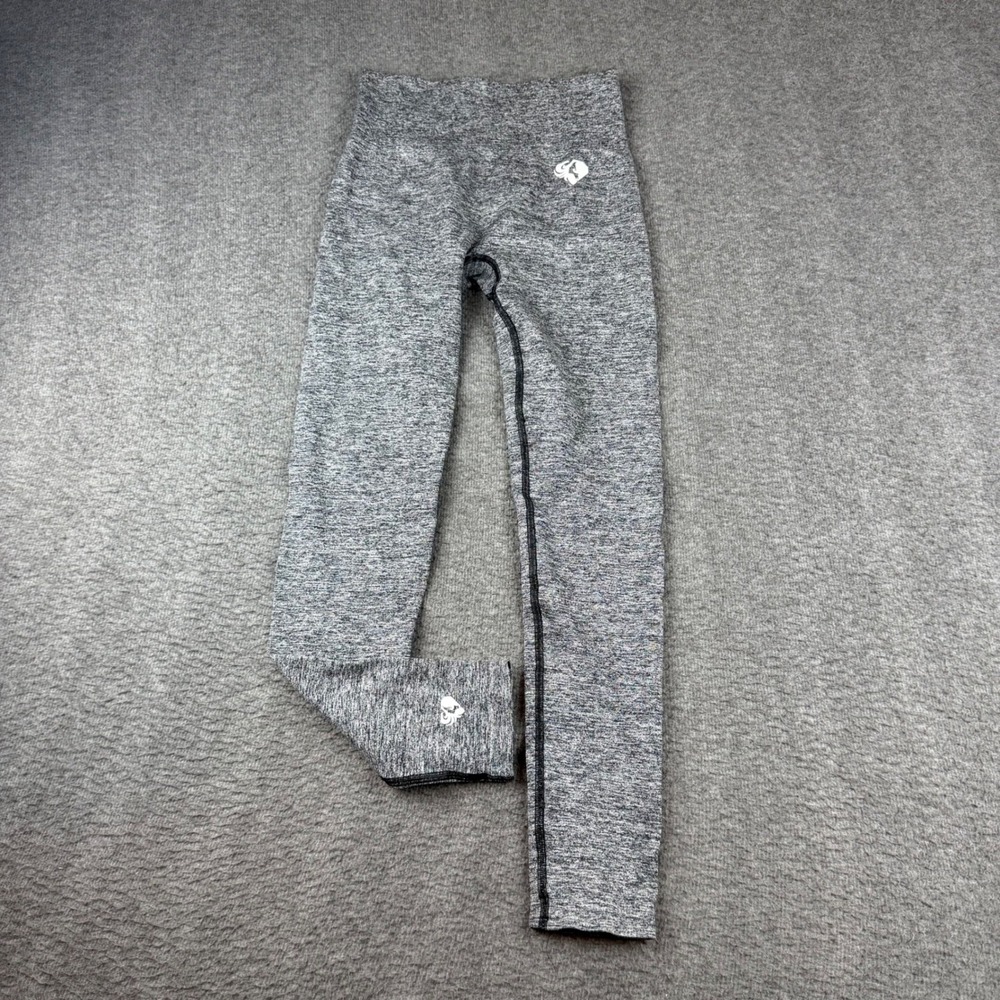 Women's Best Leggings Women's S Grey Marl Seamless High Waisted Gym Leggings